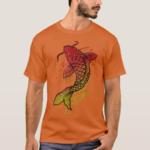 Japan Koi Fish Japanese Tattoo T-Shirt