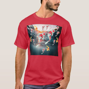 Japan Koi liebt japanischen Fischkrebs Blossom2095 T-Shirt