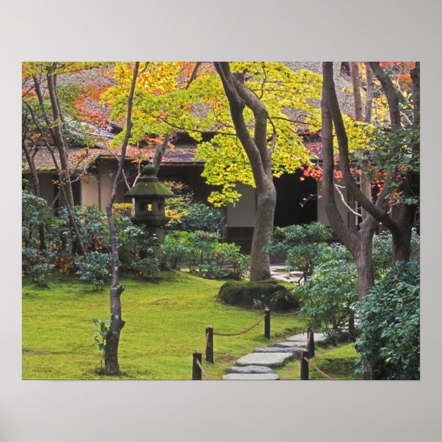 Japan, Kyoto, Arashiyama, Okochi Sanso Poster (Vorne)
