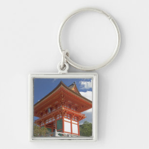 Japan, Kyoto, aufstrebendes Tor des Tempels Schlüsselanhänger