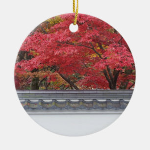 Japan, Kyoto, Autumn Color at Eikando Temple Keramikornament