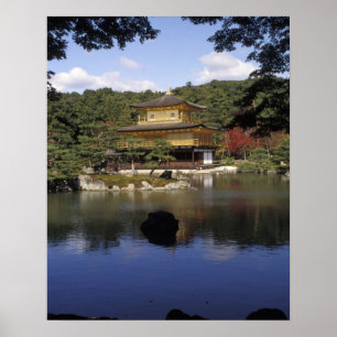 Japan, Kyoto, Goldener Pavillon, Zen-Tempel Poster