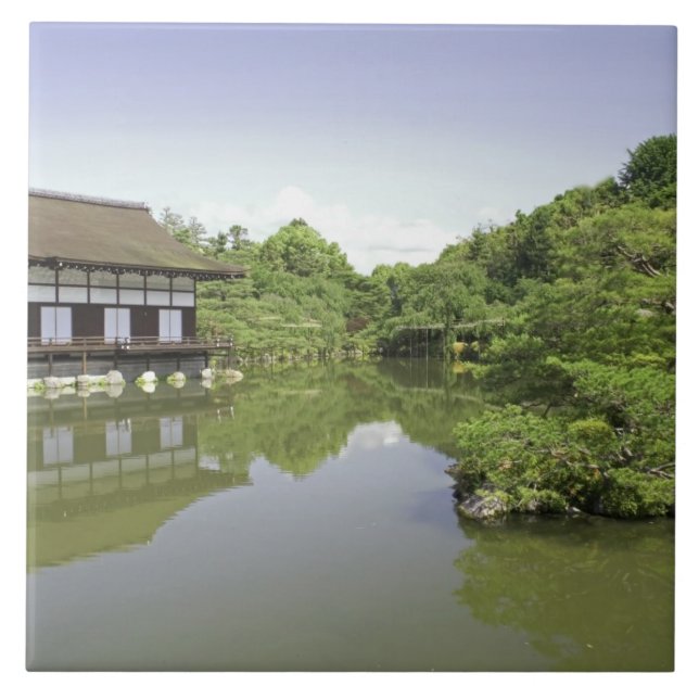 Japan, Kyoto, Japanischer Garten Heian Shrine 2 Fliese (Vorderseite)