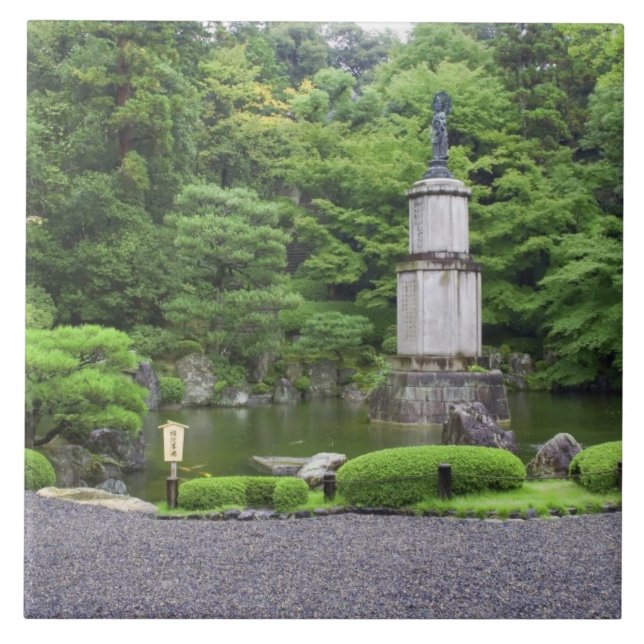 Japan, Kyoto, Scilent Stone Garden Fliese (Vorderseite)