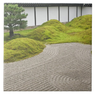 Japan, Kyoto, Tofukuji Tempel, Landschaftsgarten Fliese