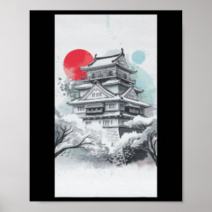 Japan Kyoto Tokyo Tempel Karate Shinjuku Poster