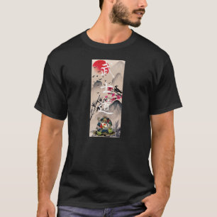 Japan Landschaft japanische Kunst Samurai T-Shirt