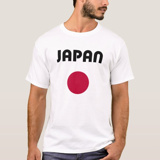 Japan Large Red Dot Light Color T-Shirt (Vorderseite)