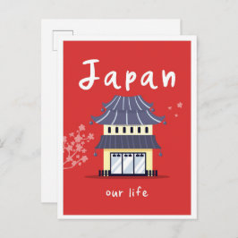 Japan Life Vintage Travel Postkarte