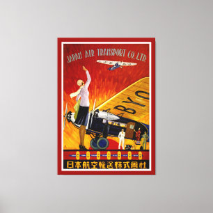 Japan - Luftverkehr Leinwanddruck