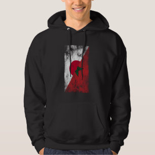 Japan Marokko Flaggen - Japanisch-marokkanisch Hoodie
