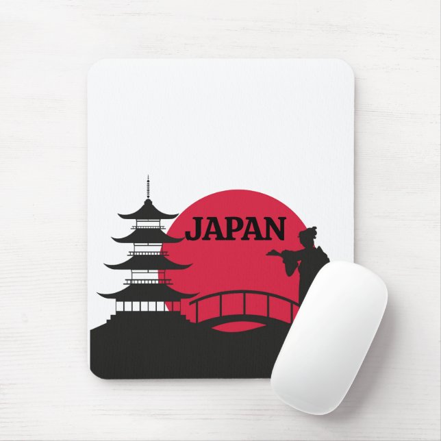 Japan-Mauspad Mousepad (Mit Mouse)