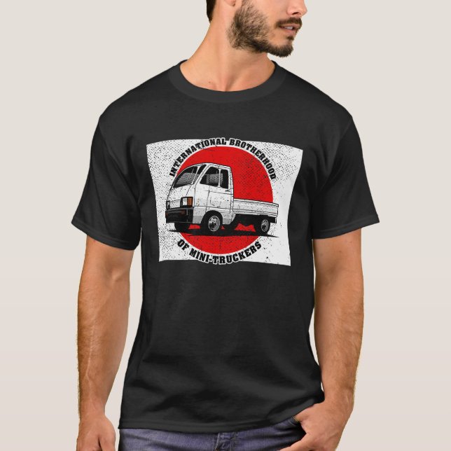 Japan Mini Truck Kei Auto 4wp Off Road Vater LKW M T-Shirt (Vorderseite)