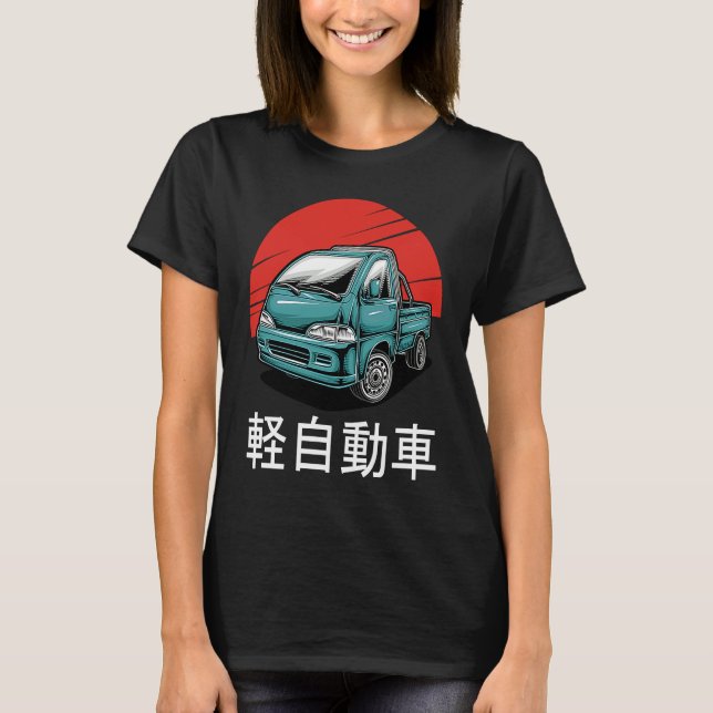 Japan Mini Truck Kei Car Cab Over Compact 4wd Off  T-Shirt (Vorderseite)
