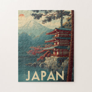 Japan Mount Fuji vintage Puzzle