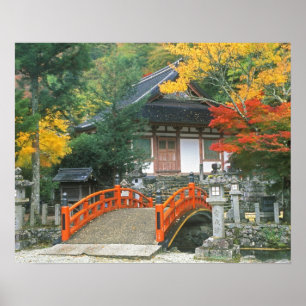 Japan, Nara, Ryuzenji Tempel Poster
