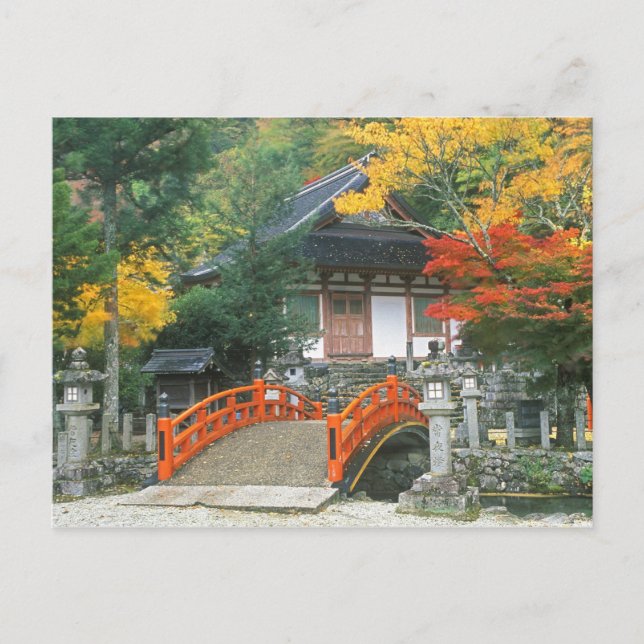 Japan, Nara, Ryuzenji Tempel Postkarte (Vorderseite)