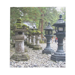 Japan, Nikko. Toshogu Shrine und Mausoleum in Notizblock