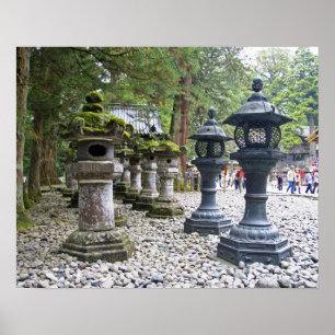 Japan, Nikko. Toshogu Shrine und Mausoleum in Poster
