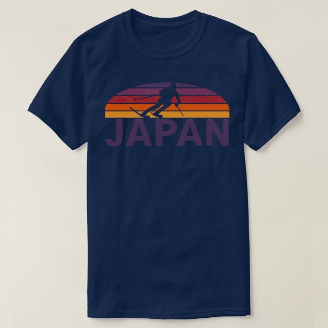 Japan Niseko Hokkaido Island Ski Resort Snowboard  T-Shirt (Design vorne)