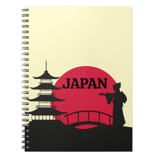 Japan Notebook Notizblock (Vorderseite)