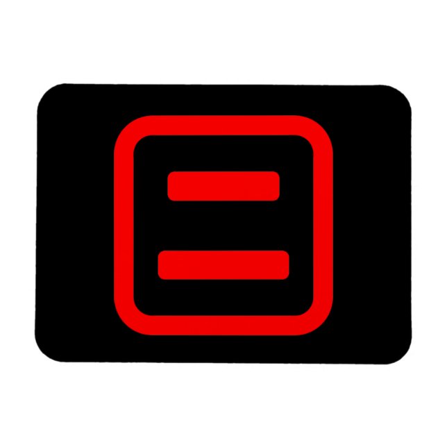 Japan Nummer zwei 二 【Ni】 Kanji Magnet (Horizontal)