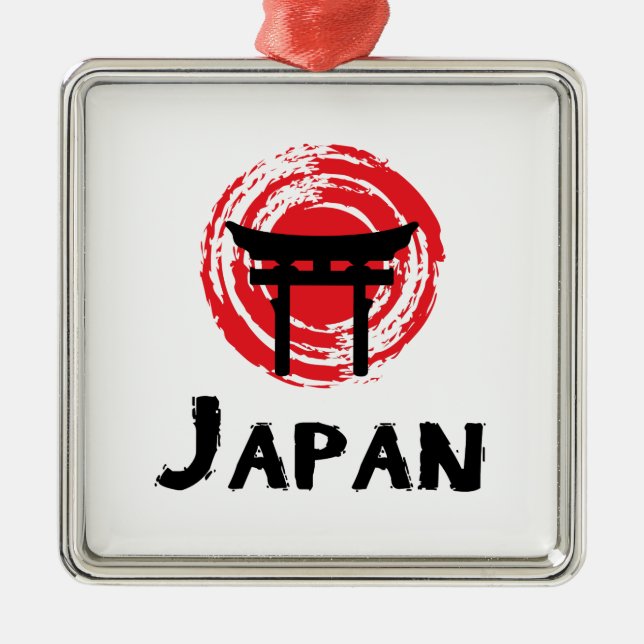 Japan Ornament Aus Metall (Vorne)