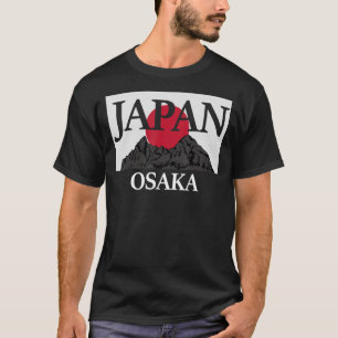 Japan Osaka Fuji san flagge T-Shirt