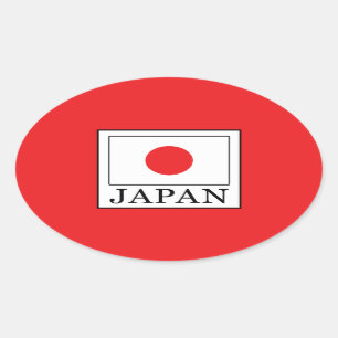 Japan Ovaler Aufkleber