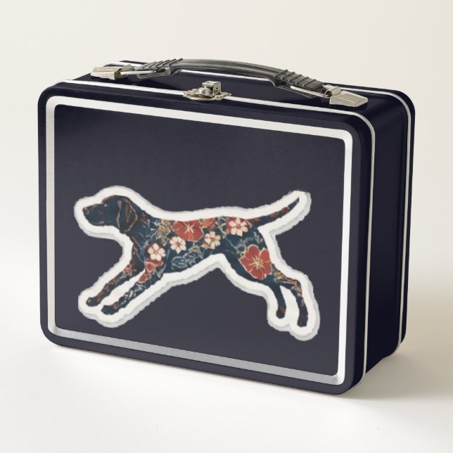 japan pointer  metall brotdose (Vorderseite)
