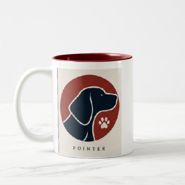 japan pointer  zweifarbige tasse (Links)