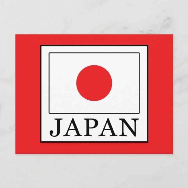 Japan Postkarte (Vorderseite)
