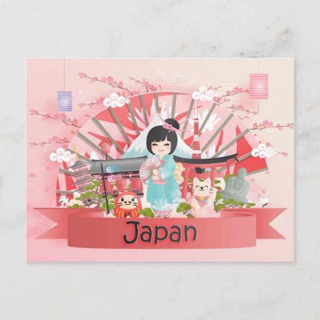 Japan Postkarte (Vorderseite)