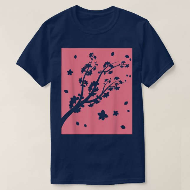Japan Pretty Flower Japanese Pink Sakura Cherry Bl T-Shirt (Design vorne)