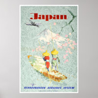 Japan Print Japanische Kunst Mt Fuji Malerei SAS