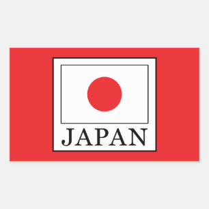 Japan Rechteckiger Aufkleber