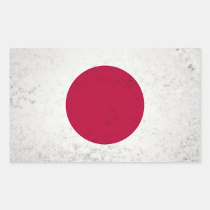 Japan Rechteckiger Aufkleber