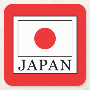 Japan Rechteckiger Pappuntersetzer
