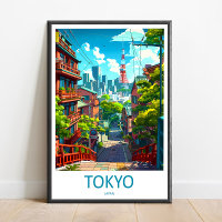 Japan Reise Druck Wandkunst Japan Wandbehang Heim