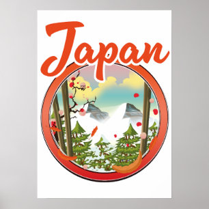 Japan Reiselogo Poster