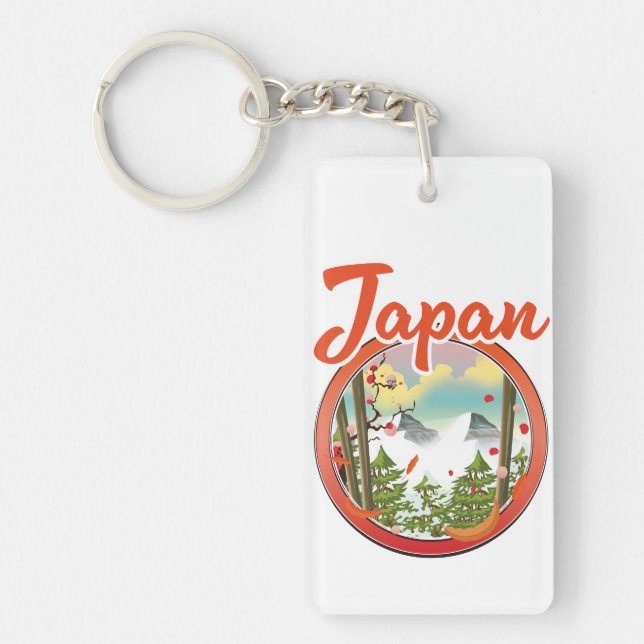Japan Reiselogo Schlüsselanhänger (Vorderseite)