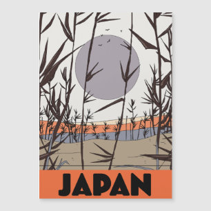 Japan Reiseplakat Magnetkarte