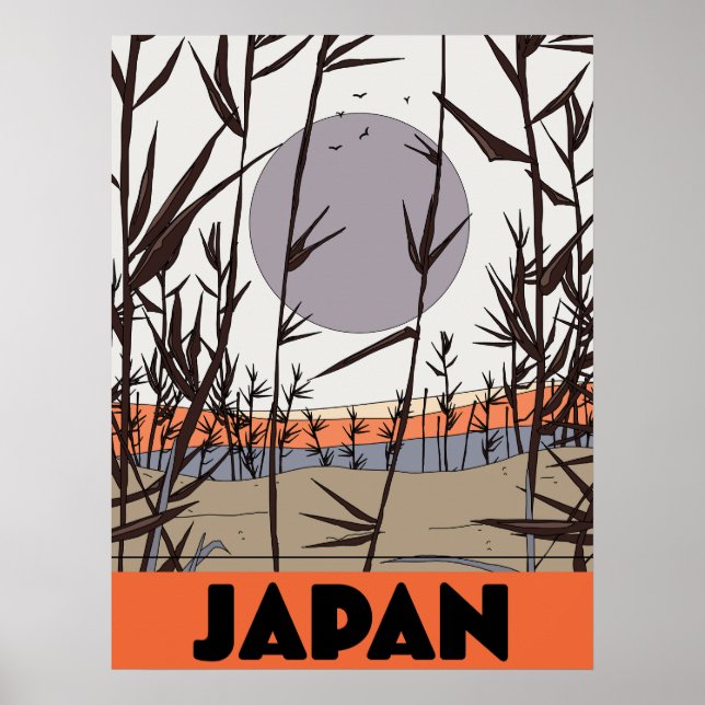 Japan Reiseplakat Poster (Vorne)