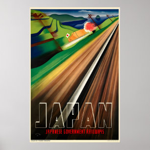Japan Reiseplakat Poster