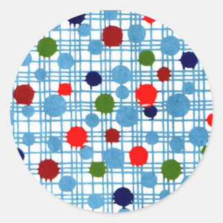 Japan Retro 1950 1960 Chiyogami Origami Japanisch Runder Aufkleber