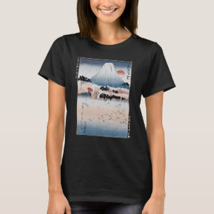 Japan Retro Japan Holzschnitt Vintage Japan Zu T-Shirt