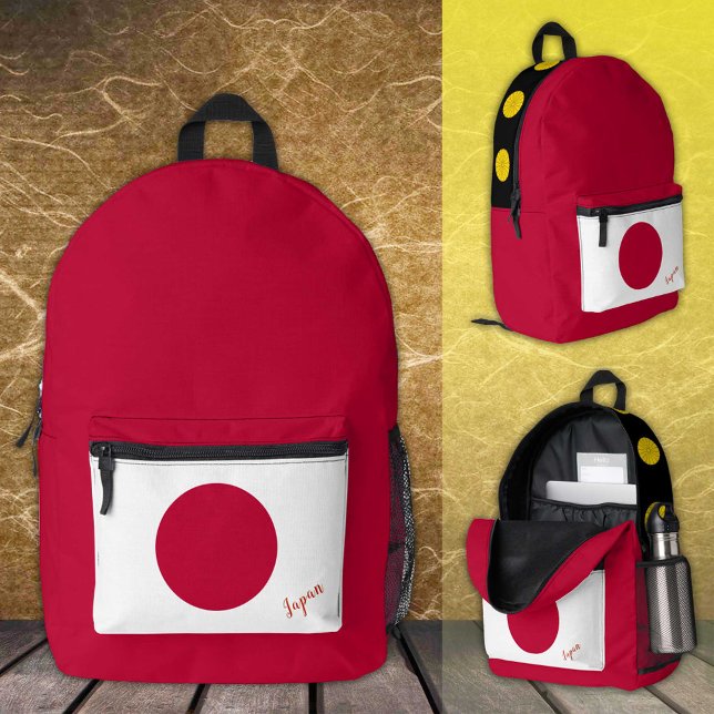 Japan, Rucksack, japanische Flagge, Emblem /custom Bedruckter Rucksack (Von Creator hochgeladen)