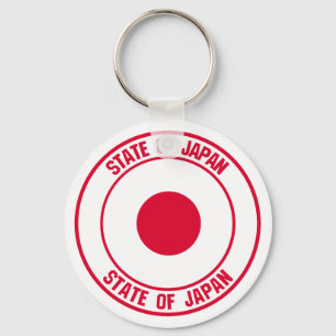 Japan-Runde Schlüsselanhänger