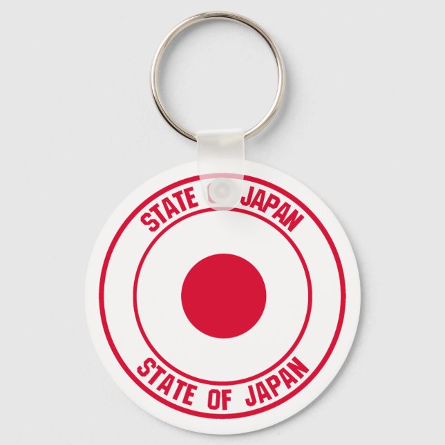 Japan-Runde Schlüsselanhänger (Vorderseite)