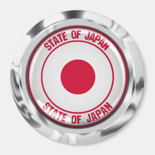 Japan Rundemblem Magnet